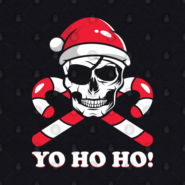 Jolly Pirate Santa yo ho ho ho by MZeeDesigns